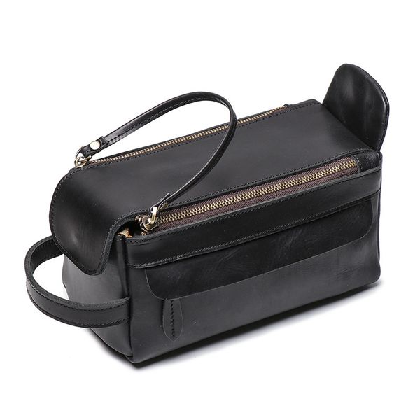 nesitu highend vintage brown black genuine crazy horse leather women men cosmetic bag travel toiletry wash make up bags m9049
nesitu highend vintage brown black genuine crazy horse leather women men cosmetic bag travel toiletry wash make up bags m9049
