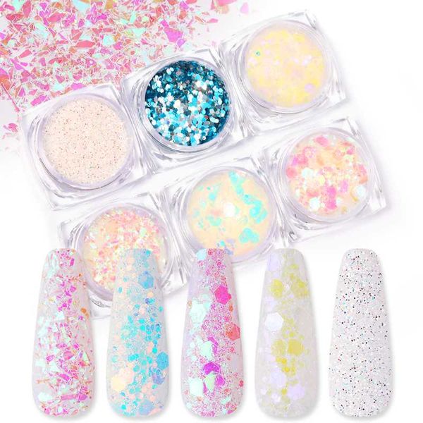 6pcs/set irregular nail sequins colorful beautiful nail glitter dust holographics powder flake art decoration, Silver;gold
6pcs/set irregular nail sequins colorful beautiful nail glitter dust holographics powder flake art decoration, Silver;gold