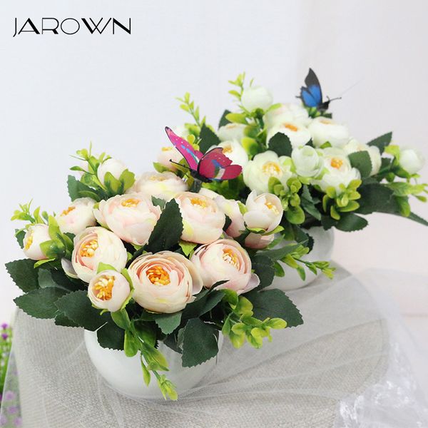 jarown artificial flowers rose quality ceramics vase +silk flowers artificial flower set home decoration home decoration
jarown artificial flowers rose quality ceramics vase +silk flowers artificial flower set home decoration home decoration