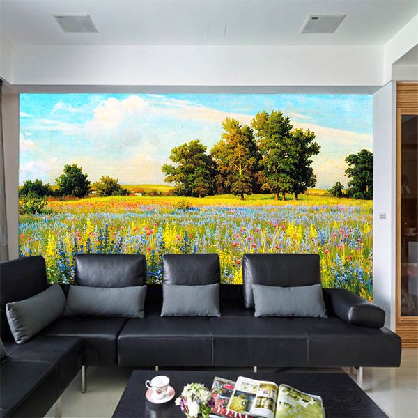 romantic floral field mural wallpaper oil painting home decor living room bedroom wedding room wall decor eco-friendly material 3d mural
romantic floral field mural wallpaper oil painting home decor living room bedroom wedding room wall decor eco-friendly material 3d mural