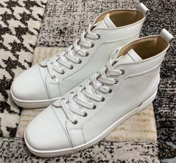 2020 perfect quality high men red bottom shoes new designer brand genuine leather flats party lovers comfort casual sneakers, Black
2020 perfect quality high men red bottom shoes new designer brand genuine leather flats party lovers comfort casual sneakers, Black