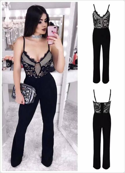 new arrival ladies hl bandage jumpsuits sleeveless bodycon jumpsuits lace club night wear high quality, Black;white
new arrival ladies hl bandage jumpsuits sleeveless bodycon jumpsuits lace club night wear high quality, Black;white