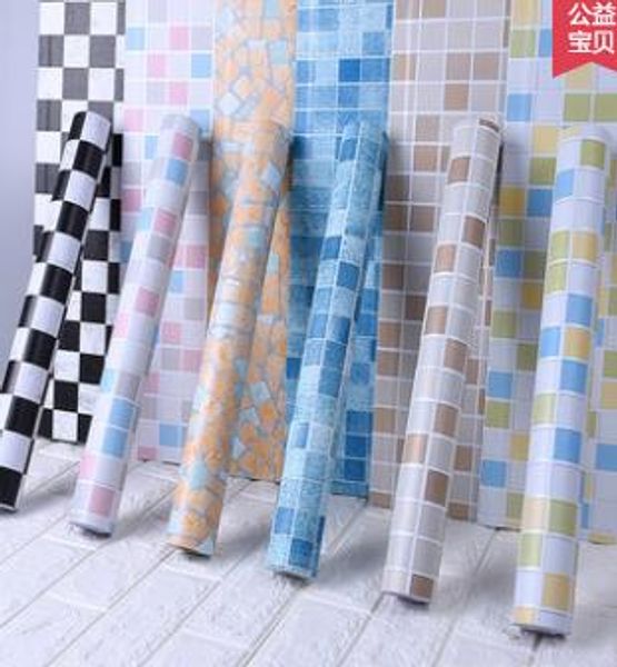 self-adhesive wallpaper kitchen bathroom counterwith toilet decoration wall stick waterproof oil-proof tile cabinet sticker
self-adhesive wallpaper kitchen bathroom counterwith toilet decoration wall stick waterproof oil-proof tile cabinet sticker
