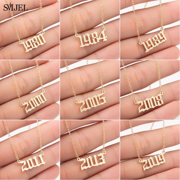 smjel personalize year number necklaces for women custom year 1980 1989 2000 birthday gift from 1980 to 2019, Silver
smjel personalize year number necklaces for women custom year 1980 1989 2000 birthday gift from 1980 to 2019, Silver