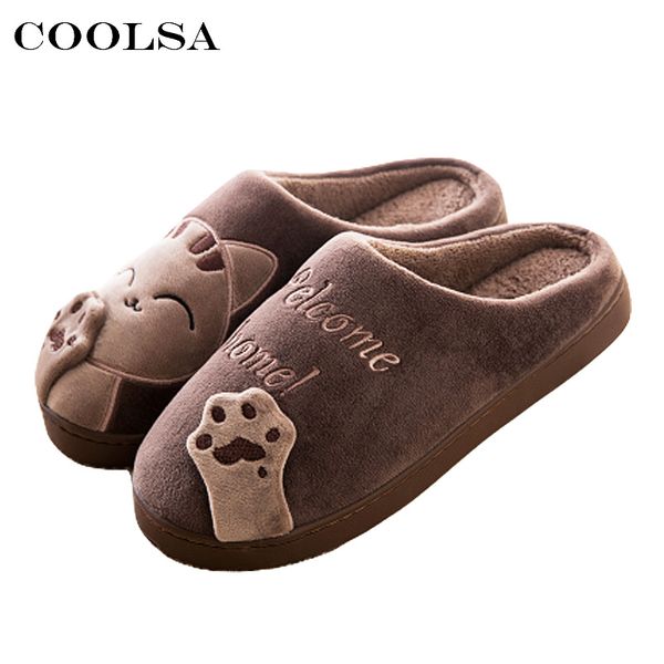 coolsa new men winter home cat slippers cute totoro cartoon flock plush slides non-slip warm slippers bedroom couple floor shoes, Black
coolsa new men winter home cat slippers cute totoro cartoon flock plush slides non-slip warm slippers bedroom couple floor shoes, Black