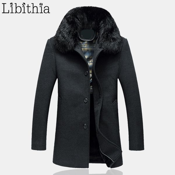men casual wool blends long jackets detachable fur-collar overcoats buttons straight coat big size -5xl black dark grey f080
men casual wool blends long jackets detachable fur-collar overcoats buttons straight coat big size -5xl black dark grey f080