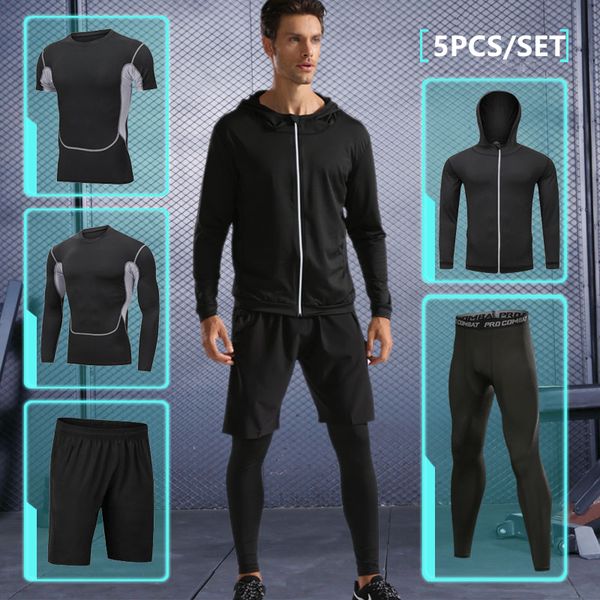 men sport suit 2019 compression running set basketball running underwear clothes quick dry yoga gym fitness training sport suit, Black;blue
men sport suit 2019 compression running set basketball running underwear clothes quick dry yoga gym fitness training sport suit, Black;blue