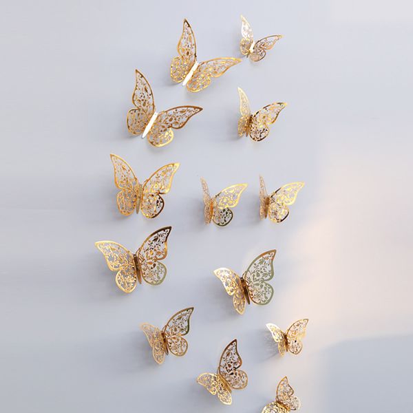 12 pcs 3d hollow wall stickers butterfly fridge for home kitchen kids rooms decoration new accessories adesivo de parede #tx
12 pcs 3d hollow wall stickers butterfly fridge for home kitchen kids rooms decoration new accessories adesivo de parede #tx
