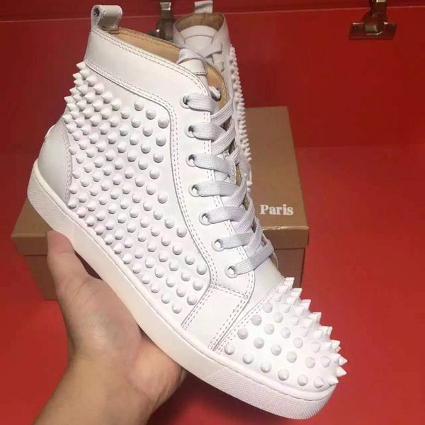 luxury designer men casual shoes spikes mens womens fashion red bottom sneakers luxury party dress trainers, Black
luxury designer men casual shoes spikes mens womens fashion red bottom sneakers luxury party dress trainers, Black