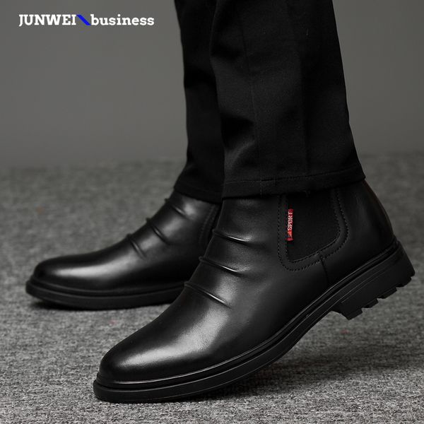 fashion ankle genuine leather british plush snow boots casual lace-up with fur warm men shoes botas big size 47 o4, Black
fashion ankle genuine leather british plush snow boots casual lace-up with fur warm men shoes botas big size 47 o4, Black