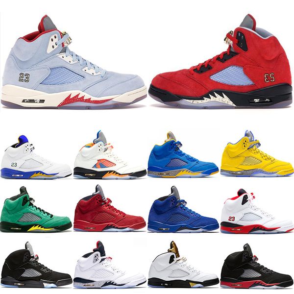 5 Men Basketball Shoes 5s Ice Blue Inspire Laney Blue Yellow Trophy Room Wings Mens Designer Trainer Sport Sneakers Size 41-47
5 Men Basketball Shoes 5s Ice Blue Inspire Laney Blue Yellow Trophy Room Wings Mens Designer Trainer Sport Sneakers Size 41-47