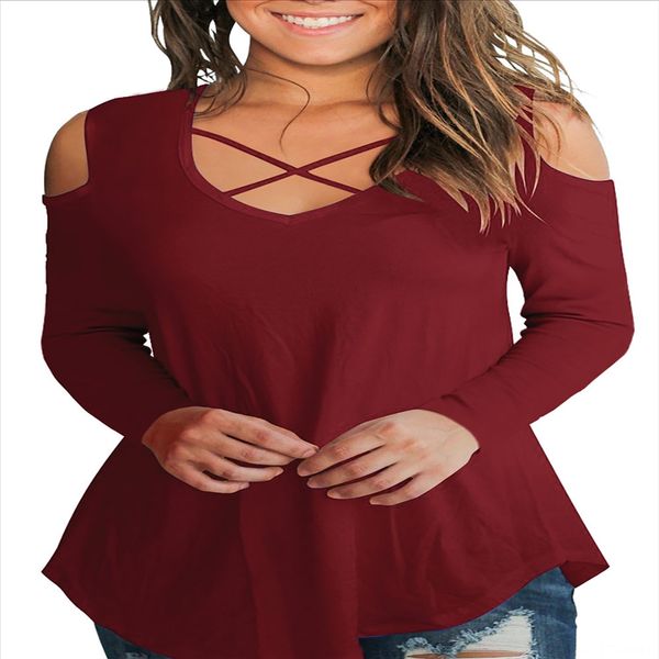 autumn women's v-neck long sleeve solid color slim t-shirt autumn women's v-neck long sleeve solid color slim t-shirt, White
autumn women's v-neck long sleeve solid color slim t-shirt autumn women's v-neck long sleeve solid color slim t-shirt, White