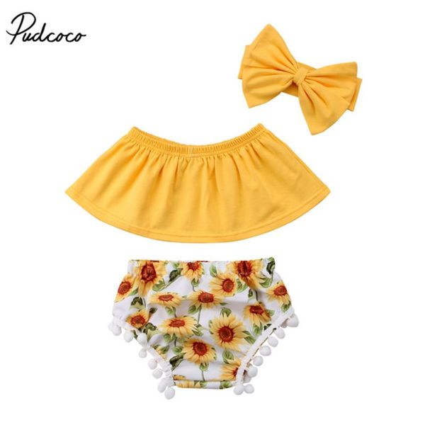 pudcoco newborn baby girl crop sunflower cotton sleeveless shorts pants headband summer clothes outfits 3pcs set 0-24, White
pudcoco newborn baby girl crop sunflower cotton sleeveless shorts pants headband summer clothes outfits 3pcs set 0-24, White