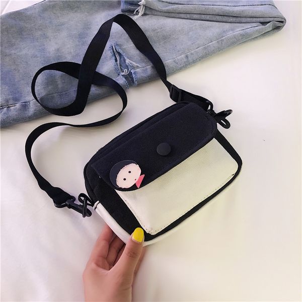 canvas bag women's 2019 new style versitile fashion contrast color small cloth bag korean-style fashion crossbody
canvas bag women's 2019 new style versitile fashion contrast color small cloth bag korean-style fashion crossbody