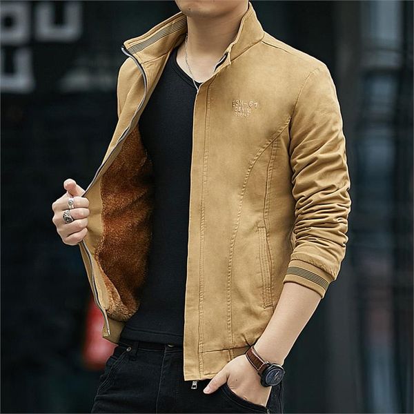 2019 new jackets parka korean men quality autumn winter casual plus size stand collar pure color baseball jacket coat, Black;brown
2019 new jackets parka korean men quality autumn winter casual plus size stand collar pure color baseball jacket coat, Black;brown