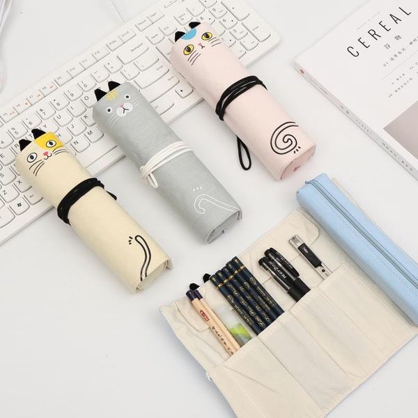 kawaii cat canvas school pencil case canvas pen bag penal for girls boys cute large pencilcase penalties box stationery bts tool
kawaii cat canvas school pencil case canvas pen bag penal for girls boys cute large pencilcase penalties box stationery bts tool
