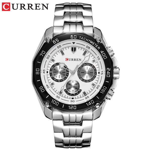 2020 fashion curren luxury brand man quartz full stainless steel watch casual military sport men dress wristwatch gentleman, Slivery;brown
2020 fashion curren luxury brand man quartz full stainless steel watch casual military sport men dress wristwatch gentleman, Slivery;brown