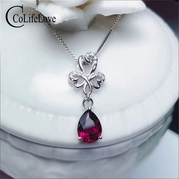 colife jewelry elegant 925 silver garnet pendant for party 6*8mm pear cut garnet necklace pendant sterling silver jewelry
colife jewelry elegant 925 silver garnet pendant for party 6*8mm pear cut garnet necklace pendant sterling silver jewelry