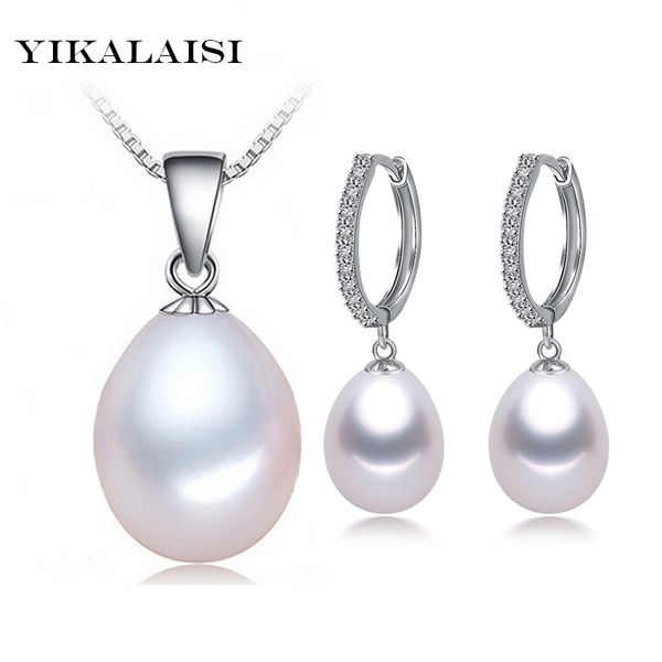 yikalaisi 925 sterling silver jewelry natural freshwater pearl necklace sets pendant drop earrings for women for girls, Black
yikalaisi 925 sterling silver jewelry natural freshwater pearl necklace sets pendant drop earrings for women for girls, Black
