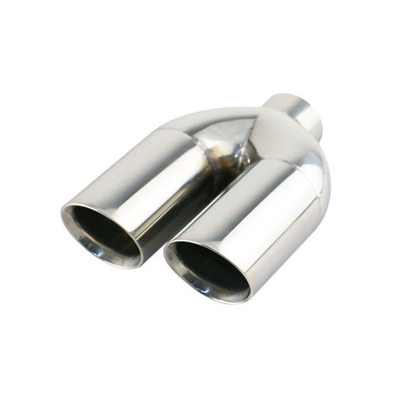 1pcs stainless steel exhaust car chrome silver y-pipe 2'' dual tailpipe car-styling 2.5'' out slant cut end pipe ing
1pcs stainless steel exhaust car chrome silver y-pipe 2'' dual tailpipe car-styling 2.5'' out slant cut end pipe ing
