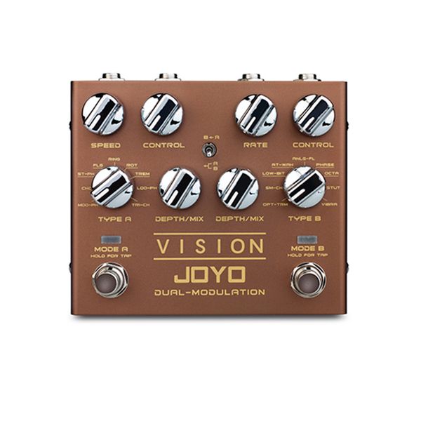 JOYO R-09 VISION Педаль эффектов для электрогитары Двухканальная модуляция Цифровая педаль эффектов Стерео гитара
JOYO R-09 VISION Педаль эффектов для электрогитары Двухканальная модуляция Цифровая педаль эффектов Стерео гитара