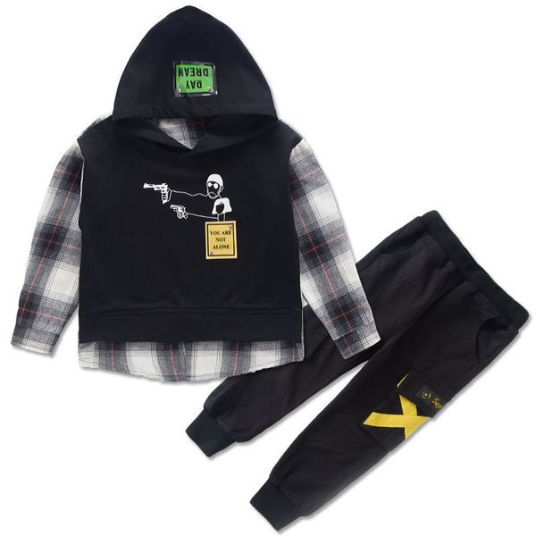 teen kids clothes baby boys costume letter tracksuit plaid pants 2pcs children boy spring autumn outfits set 10 12 14 years t200707, White
teen kids clothes baby boys costume letter tracksuit plaid pants 2pcs children boy spring autumn outfits set 10 12 14 years t200707, White