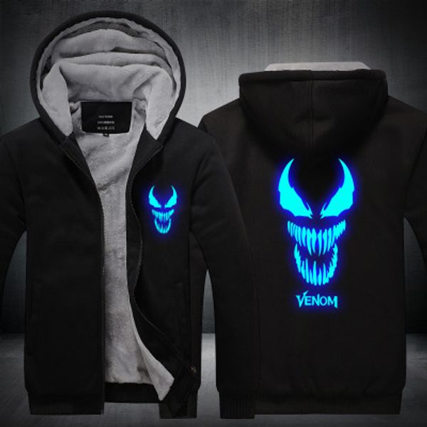 2019 winter hoody venom men women thicken autumn hoodies clothes sweatshirts zipper jacket fleece hoodie streetwear, Blue;black
2019 winter hoody venom men women thicken autumn hoodies clothes sweatshirts zipper jacket fleece hoodie streetwear, Blue;black