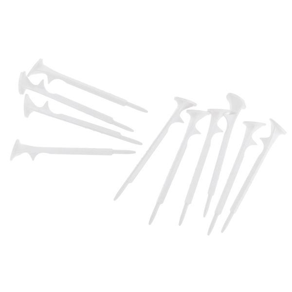pack 10 professional 73mm white plastic golf tees set for outdoor/indoor sports golf training aid/practice
pack 10 professional 73mm white plastic golf tees set for outdoor/indoor sports golf training aid/practice