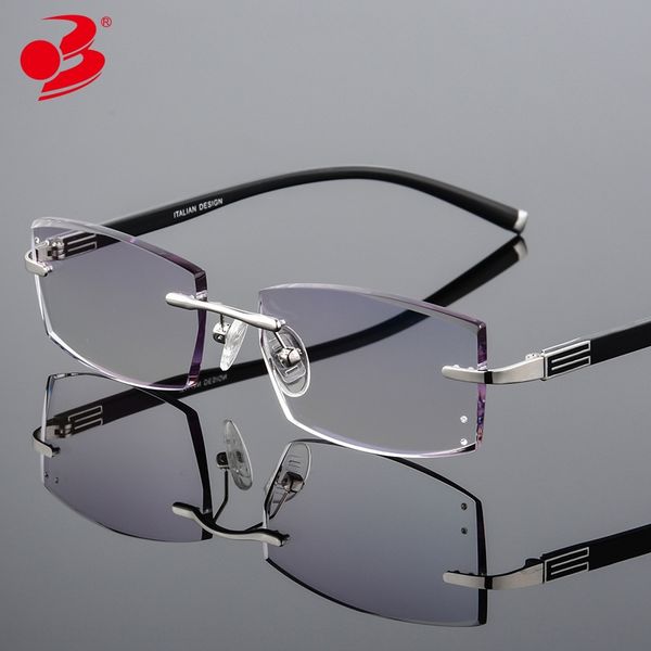 ddlzr ultra light frameless trimming men's myopia glasses business screw-myopia glasses blue-ray anti diamond alloy finished product sa, Silver
ddlzr ultra light frameless trimming men's myopia glasses business screw-myopia glasses blue-ray anti diamond alloy finished product sa, Silver