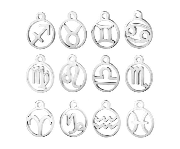 10pcs/lot stainless steel laser zodiac sign charms steel horoscope diy metal for bracelet necklace jewelry making tag, Bronze;silver
10pcs/lot stainless steel laser zodiac sign charms steel horoscope diy metal for bracelet necklace jewelry making tag, Bronze;silver