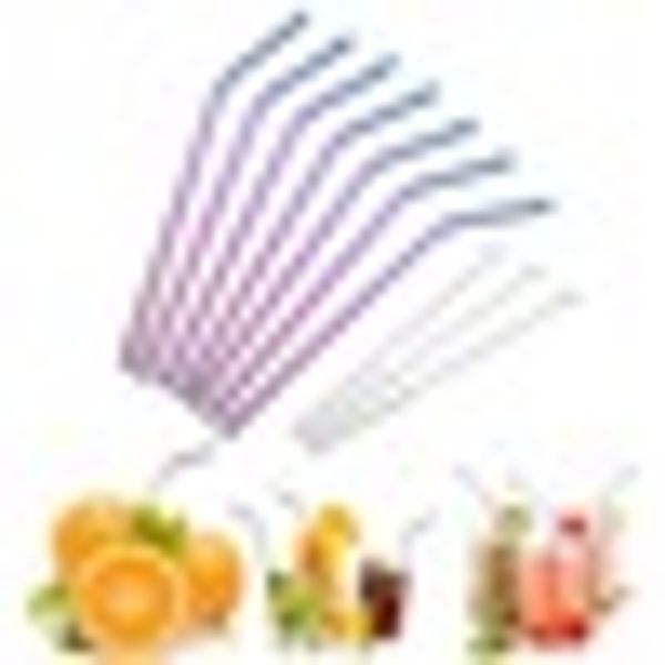 8pcs/set reusable stainless steel metal straight curved drinking straw with 3pcs cleaner brush kit home bar drinkware
8pcs/set reusable stainless steel metal straight curved drinking straw with 3pcs cleaner brush kit home bar drinkware