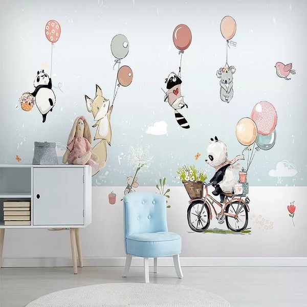 new custom large mural 3d wallpaper cute cartoon balloon animal children's bedroom mural tv back wall decor deep 5d embossed
new custom large mural 3d wallpaper cute cartoon balloon animal children's bedroom mural tv back wall decor deep 5d embossed