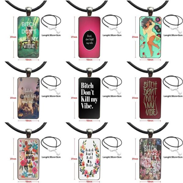 bitch dont kill my vibe necklace fashion long chain with rectangle necklace jewelry for girls statement maxi, Silver
bitch dont kill my vibe necklace fashion long chain with rectangle necklace jewelry for girls statement maxi, Silver