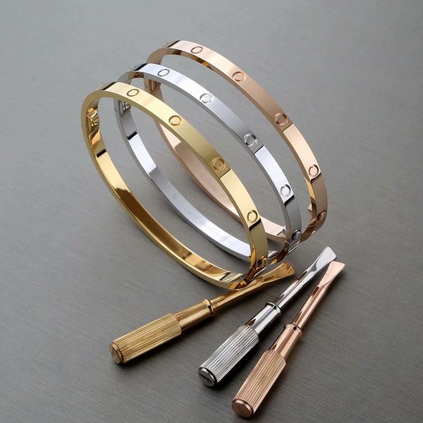 titanium steel love silver rose gold screw screwdriver bangles for women men couple fashion designer jewelry for women, Golden;silver
titanium steel love silver rose gold screw screwdriver bangles for women men couple fashion designer jewelry for women, Golden;silver
