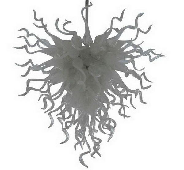 french style hand blown glass chandelier light modern crystal decorative chain hanging glass art chandelier