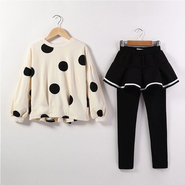2019 new girls clothing sets spring autumn kids clothes cotton dot t-shirt+pants 2pcs outfit girls sport suit 4 6 8 10 11 years, White
2019 new girls clothing sets spring autumn kids clothes cotton dot t-shirt+pants 2pcs outfit girls sport suit 4 6 8 10 11 years, White