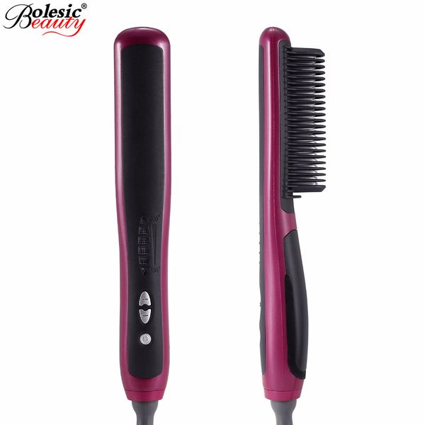 fashion real hairbrush brush hair straightener electric professional iron straightening the ripple hair cheap, Black
fashion real hairbrush brush hair straightener electric professional iron straightening the ripple hair cheap, Black