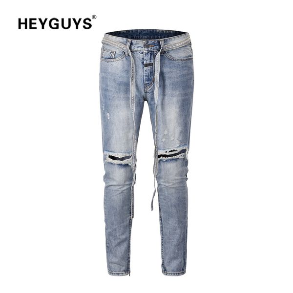 heyguys new fashion pants men skinny jeans men streetwear ripped jeans for man fitted bottoms zipper hip hop homme denim, Blue
heyguys new fashion pants men skinny jeans men streetwear ripped jeans for man fitted bottoms zipper hip hop homme denim, Blue