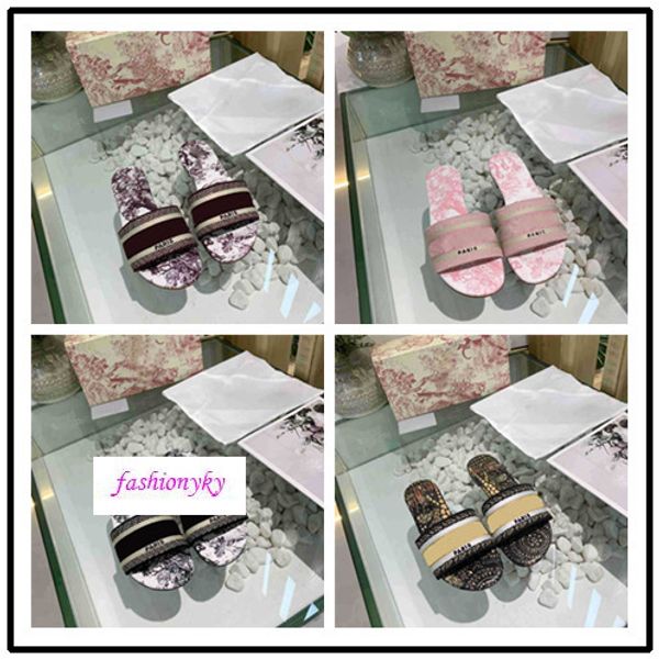 brand new slippers summer luxury woman beach alphabet slippers designer rough sandals knitted cloth embroidery woman shoes, Black
brand new slippers summer luxury woman beach alphabet slippers designer rough sandals knitted cloth embroidery woman shoes, Black