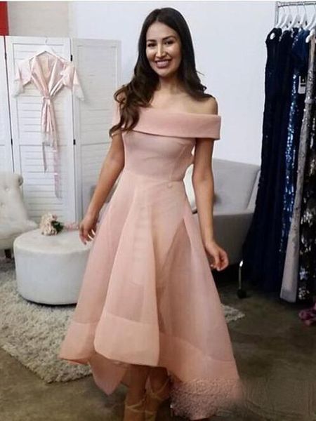 new arrival boat neck women formal evening dress high low style women prom gown custom made, White;black
new arrival boat neck women formal evening dress high low style women prom gown custom made, White;black