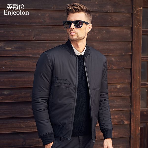 enjeolon brand winter cotton padded jacket casual coat men parka black printing thick quilted fashion 3xl coat men mf0287, Tan;black
enjeolon brand winter cotton padded jacket casual coat men parka black printing thick quilted fashion 3xl coat men mf0287, Tan;black