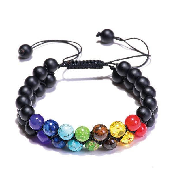 2021 new woven 2 layers bracelet 8mm tiger eye stone turquoise bracelet luxury designer jewelry women bracelets mens bracelets couples gift, Black
2021 new woven 2 layers bracelet 8mm tiger eye stone turquoise bracelet luxury designer jewelry women bracelets mens bracelets couples gift, Black