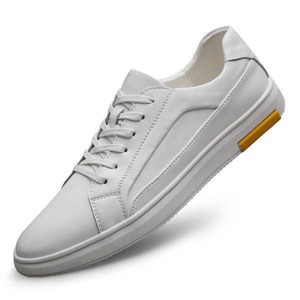 men genuine leather shoes fashion casual shoe male summer new sneakers men's walking footwear white shoes, Black
men genuine leather shoes fashion casual shoe male summer new sneakers men's walking footwear white shoes, Black
