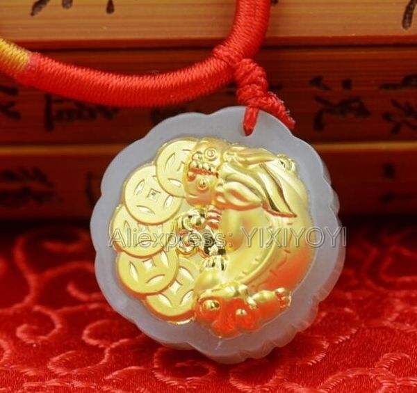 естественная белизна хотан джейд + 18k solid gold инкрустированные резные монет pixiu лаки подвеска + веревка ожерелье fine jewelry + сертиф, Silver
естественная белизна хотан джейд + 18k solid gold инкрустированные резные монет pixiu лаки подвеска + веревка ожерелье fine jewelry + сертиф, Silver