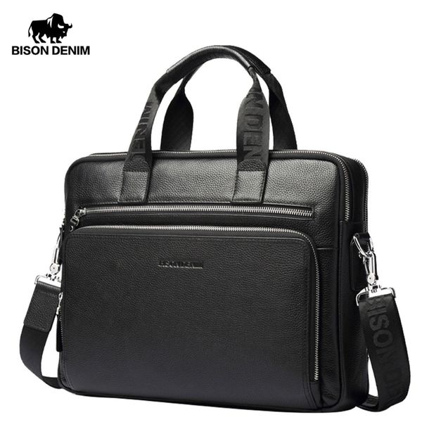 bison denim genuine leather briefcases 14" laphandbag men's business crossbody bag messenger/shoulder bags for men n2333-3
bison denim genuine leather briefcases 14" laphandbag men's business crossbody bag messenger/shoulder bags for men n2333-3