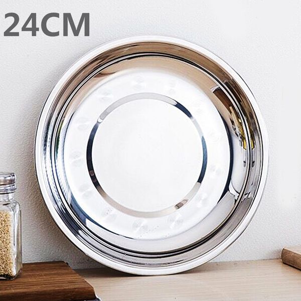 camping 16-28cm dia stainless steel tableware dinner plate food container salad dessert fruit services dish tray #1212
camping 16-28cm dia stainless steel tableware dinner plate food container salad dessert fruit services dish tray #1212