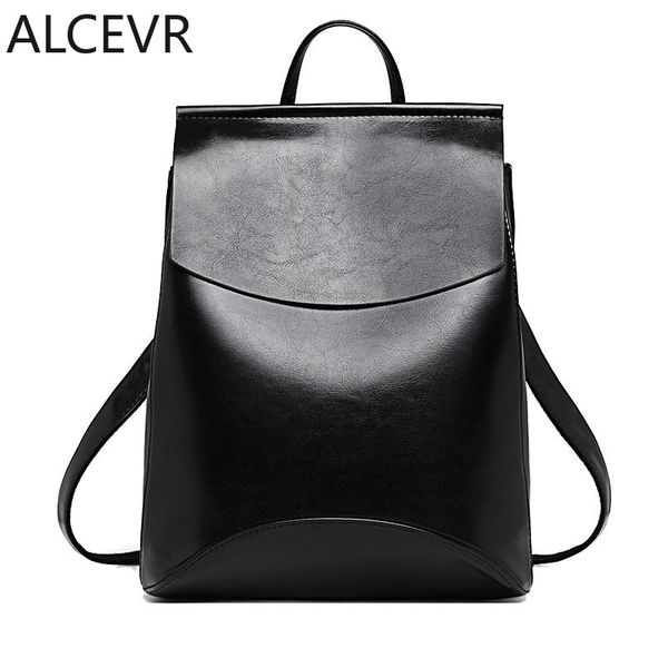alcevr fashion women backpack youth solid pu leather backpacks for teenage girls female school bag bagpack mochila
alcevr fashion women backpack youth solid pu leather backpacks for teenage girls female school bag bagpack mochila