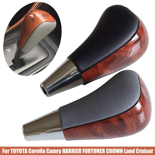 fit for corolla camry harrier fortuner crown land cruiser walnut car styling leather gear stick lever shift knob handball
fit for corolla camry harrier fortuner crown land cruiser walnut car styling leather gear stick lever shift knob handball
