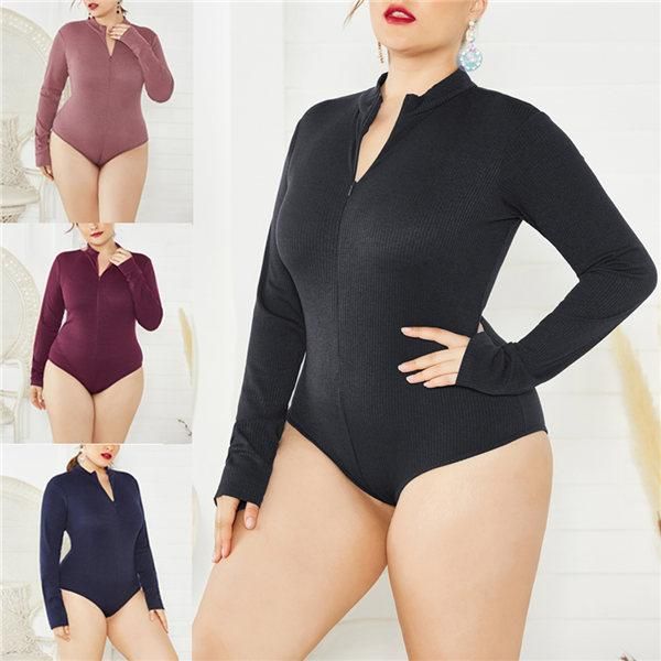 размер сжатые комбинезон оболочка bodysuits женщин сплошной с длинным рукавом bodysuit jumper bodycon plus, Black;white
размер сжатые комбинезон оболочка bodysuits женщин сплошной с длинным рукавом bodysuit jumper bodycon plus, Black;white