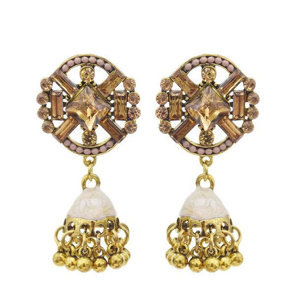 retro style with crystal color enamel tassel dangle earrings for woman party jewelry wedding gift, Silver
retro style with crystal color enamel tassel dangle earrings for woman party jewelry wedding gift, Silver